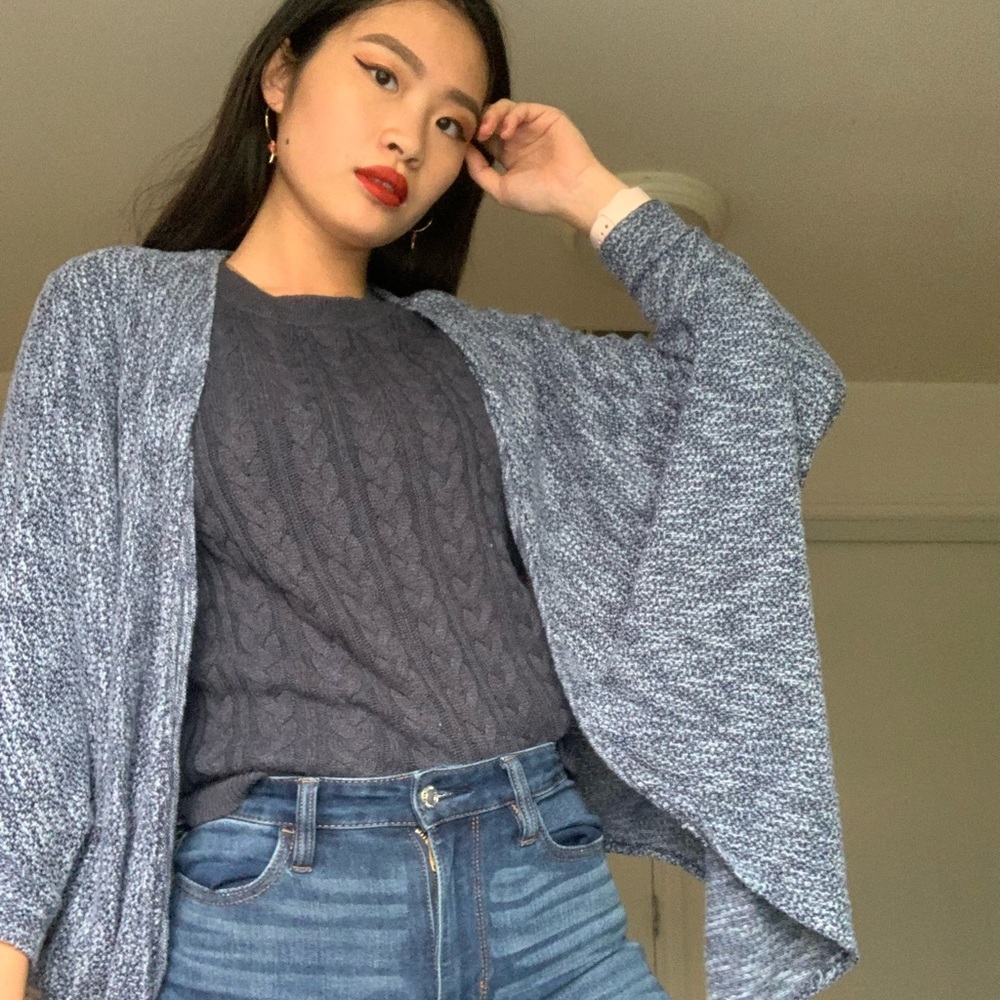 Marbled Blue Cardigan